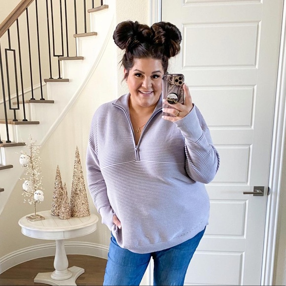Aerie Home Stretch Quarter Zip Sweater 